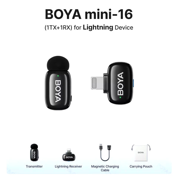 Mini 16 (For IOS Only) Single Wireless Microphone